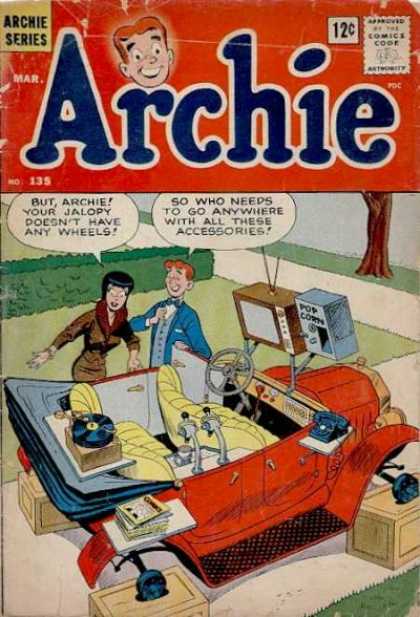 Archie 135 - Friends - Gang - Teenage - Bunch - Freckled Red Head