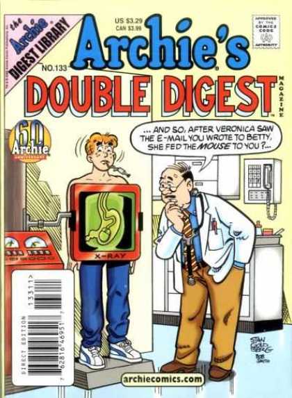 Archie's Double Digest 133 - Computer - Email - Mouse - Girlfriend - X-ray