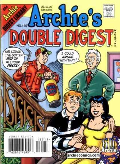 Archie's Double Digest 135 - Approved By The Comics Code Authority - Us 329 - Can 399 - No135 - Cap