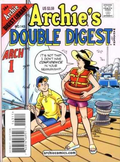 Archie's Double Digest 143 - Archie - Double Digest - Seaman - At The Dock - Sailing