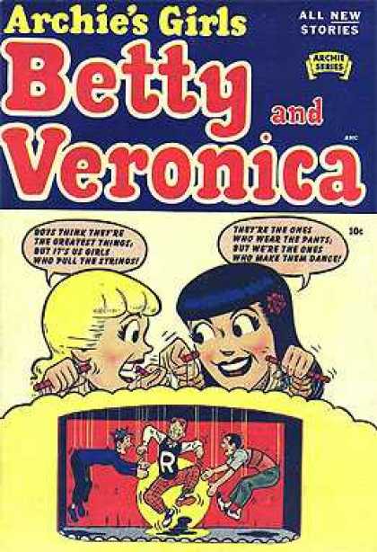 Archie's Girls Betty and Veronica 1 - Reggie - Jughead - Dance - Blonde - Brunette