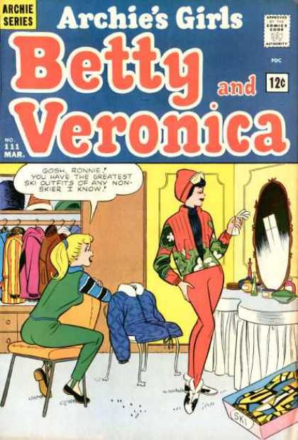 Archie's Girls Betty and Veronica 111 - Archie - Wardrobe - Mirror - Sitting In A Chair - Two Girls