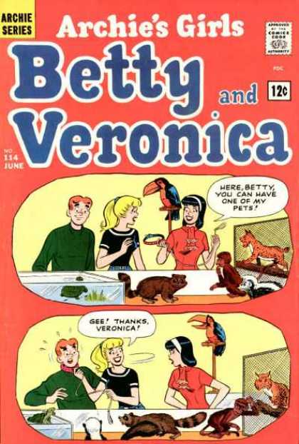 Archie's Girls Betty and Veronica 114 - Archie - Humor - Teenagers - Pets - Collar