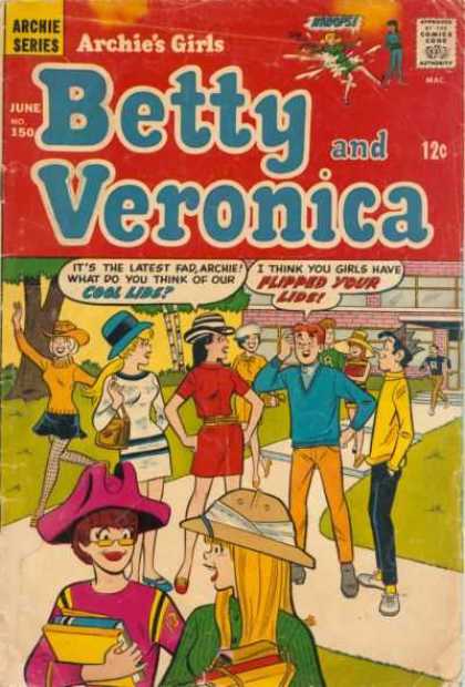 Archie's Girls Betty and Veronica 150 - Archie - Jughead - Lids - Hats - School