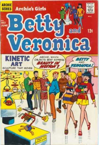 Archie's Girls Betty and Veronica 162 - Comics Code - Archie Series - Kinetic Art - Boys - Girls
