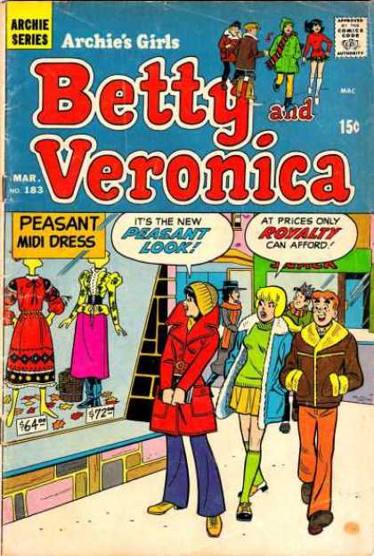 Archie's Girls Betty and Veronica 183 - Midi Dress - Shopping - Jughead - Cowboy - Expensive