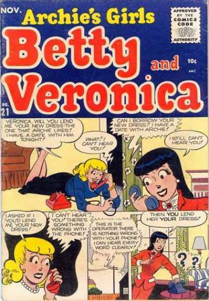 Archie's Girls Betty and Veronica 21
