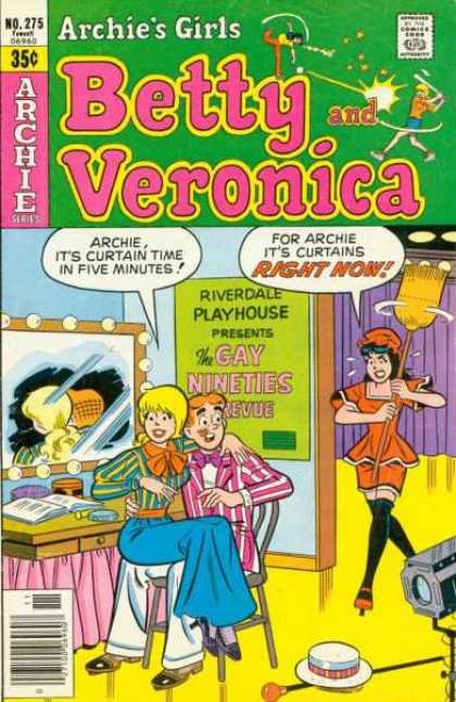 Archie's Girls Betty and Veronica 275 - Blast From The Past - Archie Comics - Archie Is Back And At His Best - Vintage Comics Are The Best - Watch Out Archie The Girls Are Here - Betty And Veronica Are Back
