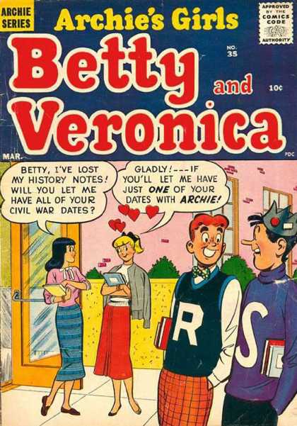 Archie's Girls Betty and Veronica 35 - Archie - Archie Comics - Betty - Veronica - Guys And Girls
