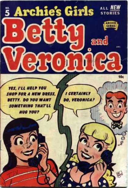 Archie's Girls Betty and Veronica 5 - Archie Series - Jughead - Betty - Veronica - Archie