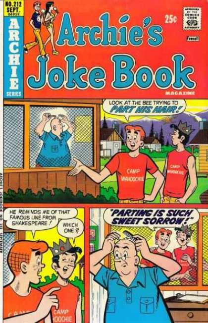 Archie's Joke Book 212 - American - Camp - Archie - No 212 - Puns
