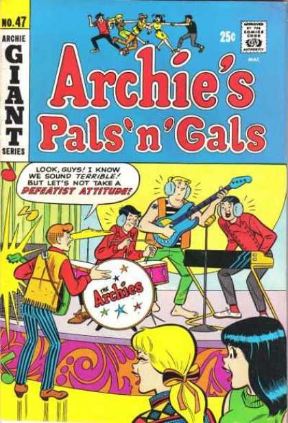 Archie's Pals 'n Gals 47 - Jughead - Band - Concert - Betty - Veronica