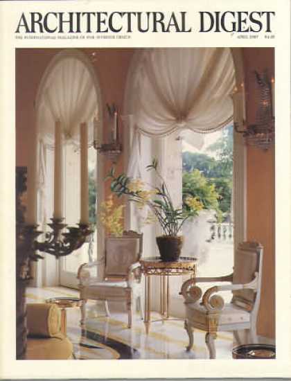 Architectural Digest - April 1987