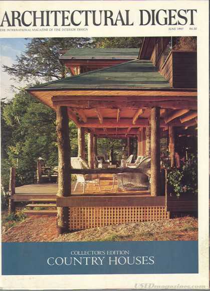 Architectural Digest - June 1987