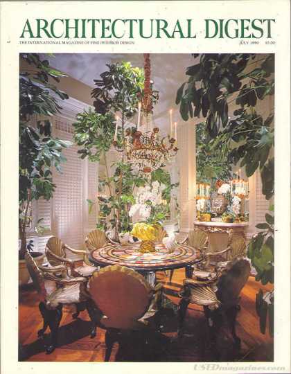 Architectural Digest - July 1990