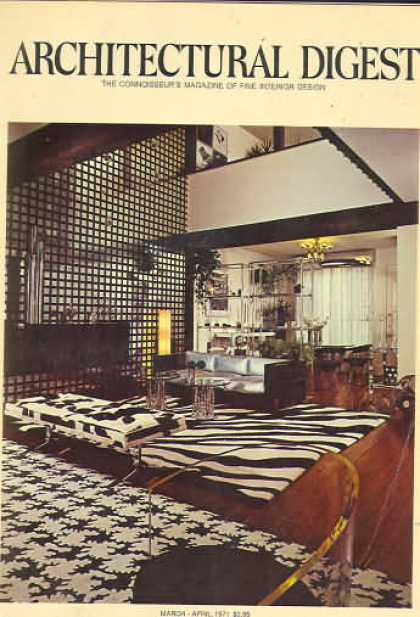 Architectural Digest - March 1971