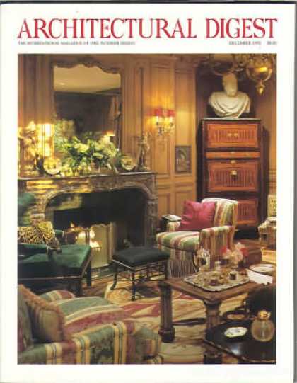 Architectural Digest - December 1992