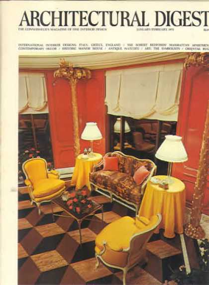 Architectural Digest - January 1975
