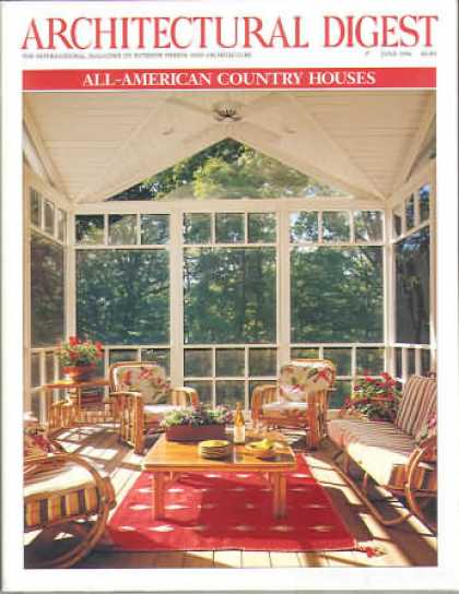 Architectural Digest - June 1996