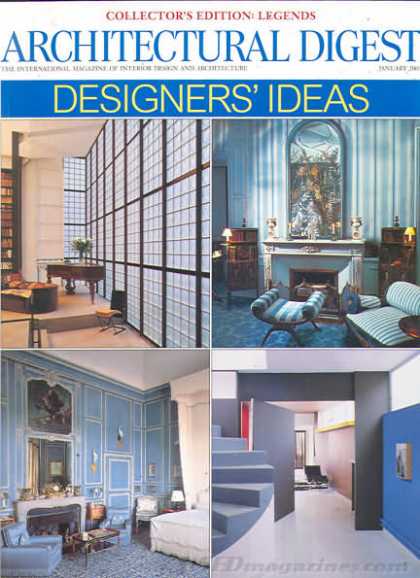 Architectural Digest - January 2001