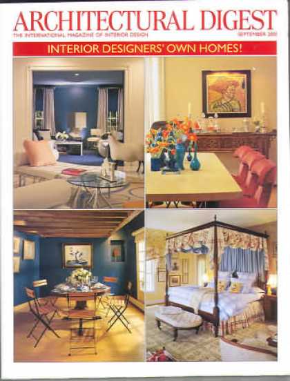 Architectural Digest - September 2001