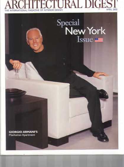 Architectural Digest - April 2002