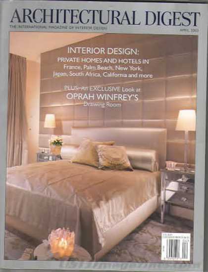 Architectural Digest - April 2003