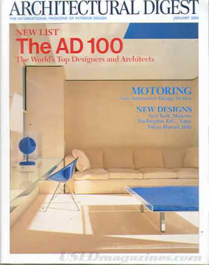 Architectural Digest - January 2004