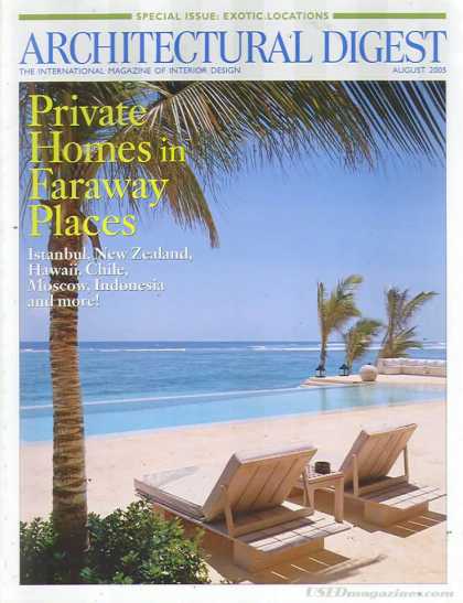 Architectural Digest - August 2005