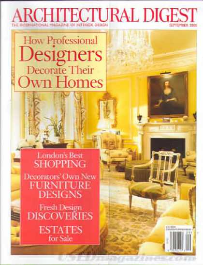 Architectural Digest - September 2005