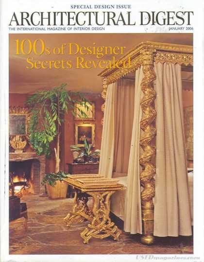 Architectural Digest - January 2006