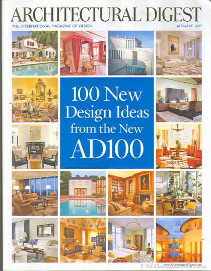 Architectural Digest - January 2007
