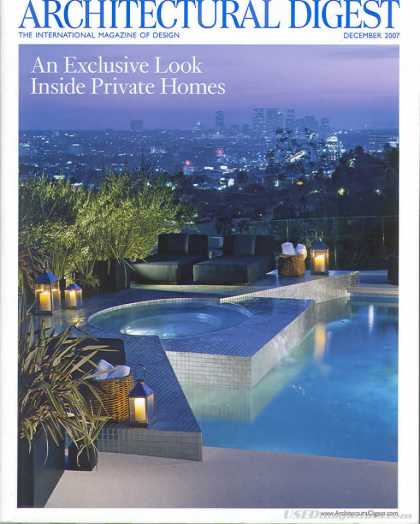 Architectural Digest - December 2007