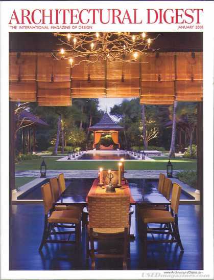 Architectural Digest - January 2008