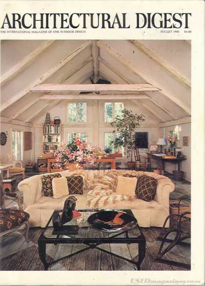 Architectural Digest - August 1981