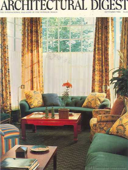 Architectural Digest - September 1981