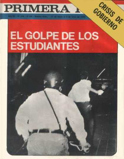 Argentinian Magazines - Revista Primera Plana 1969 - El golpe de los estudiantes