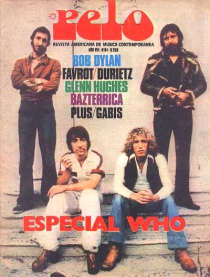 Argentinian Magazines - Revista Pelo Número 84 (Tapa The Who)