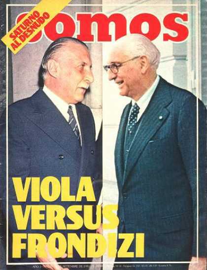 Argentinian Magazines - Revista Somos - Viola vs Frondizi 1981