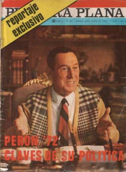 Argentinian Magazines - Revista Primera Plana - Peron 72