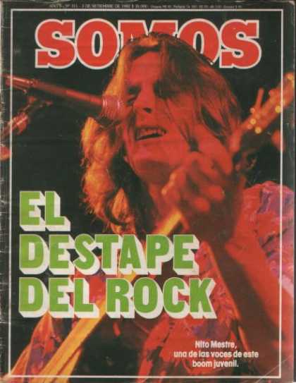 Argentinian Magazines - Revista Somos 1982 - El destape del rock