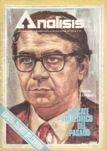 Argentinian Magazines - Revista Análisis 1966 Ariel Ramirez