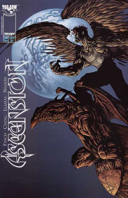 Ascension 10 - Moon - Monster - Winged Man - Top Cow - Image