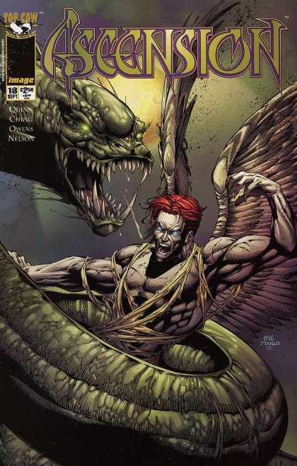 Ascension 18 - Top Cow - Teeth - Wings - Angels And Demons - Glowing Eyes