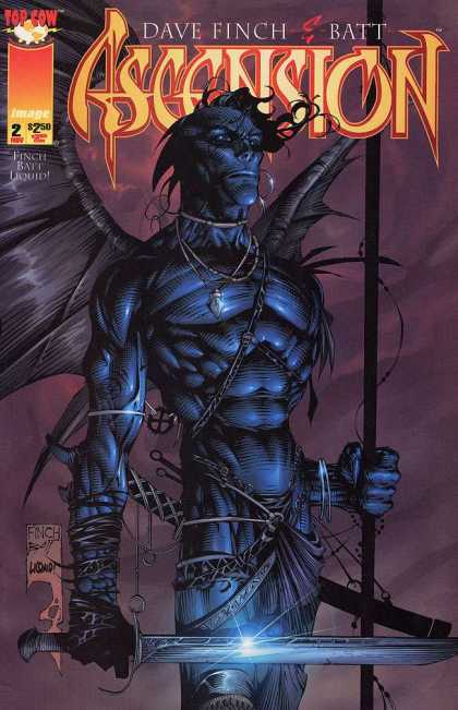 Ascension 2 - Dave Finch - Batt - Dark Hair - Sword - Top Cow - David Finch