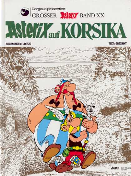 Asterix - Asterix auf Korsika - Korsika - Redhead - Mustache - Hair Bows - R Goscinny