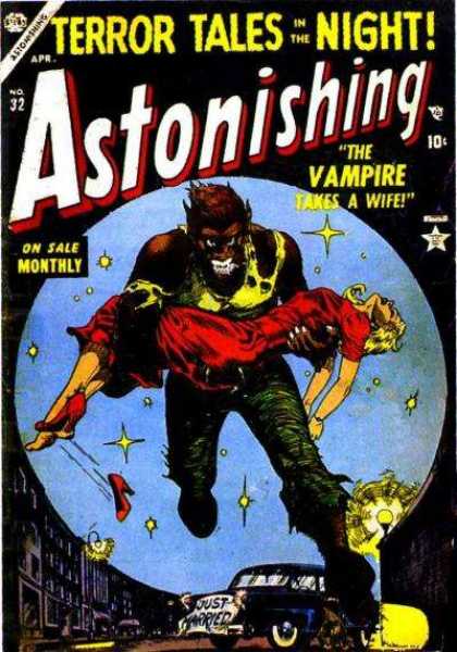 Astonishing 32 - Terror Tales - Night - Beast - Woman - Stars