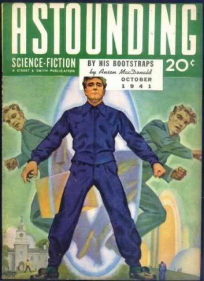 Astounding Stories 131 - By His Bootstraps - Anson Macdonald - October 1941 - Blue Uniform - 20 Cents