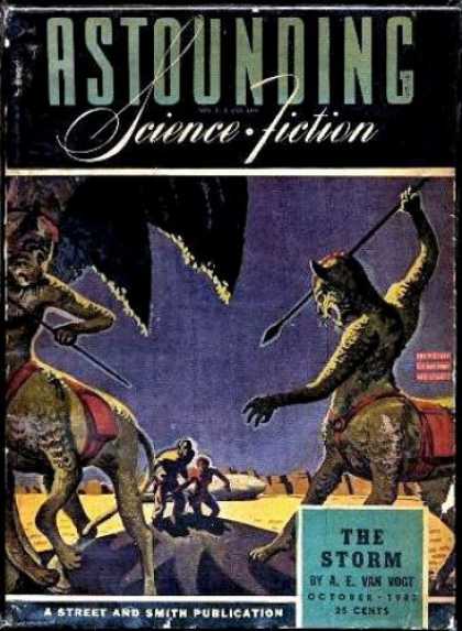 Astounding Stories 155 - The Storm - October - A F Van Vogt - Man Beasts - Aliens