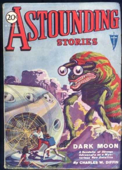 Astounding Stories 17 - Astounding Stories - Dark Moon - Charles D Wiffin - Strange Adventures - Novellete
